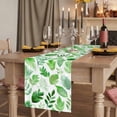thumbnail image 2 of Table Runners 70 Inches Long Dress Scarves, Green Leaves Farmhouse Coffee/Dining/Kitchen Table Decor, Holiday Table Runner, Spring Plants Rustic Botanical Pastoral 13x70 Inch, 2 of 9