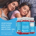 thumbnail image 4 of Ruwaa Nutrition Kids Sleep Melatonin Gummies, Natural Sleep Aid Ages 4+, Strawberry, 60 Count, 4 of 10