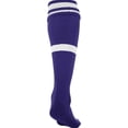 thumbnail image 2 of Champro Striped Soccer Socks 1 Pair Purple, 2 of 2