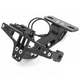thumbnail image 1 of "Porta Placa Universal Para Moto Ajustable Con Luz Led negra ", 1 of 5