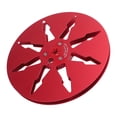 thumbnail image 1 of Empty Tape Reel, 7 Inch 1/4 Inch Empty Take Up Reel to Reel Small Hub with 8 Holes, Aluminum Alloy Universal Open Reel Audio Takeup Reel for Reel to Reel Recorder, 1 of 7