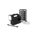 thumbnail image 1 of Cargador Portátil Luz Solar Banco De Energía De Emergencia negra, 1 of 3