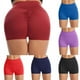 thumbnail image 3 of Gibobby Falda Shorts Mujer Pantalones deportivos de cintura alta para mujer, pantalón liso, a la moda(Morado, XL), 3 of 4