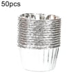 thumbnail image 3 of NIBOLOG 50Pcs Disposable Baking Cupcake Cake Liner Wrappers Cup Muffin Dessert Holder, 3 of 7