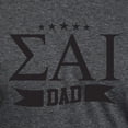 thumbnail image 3 of CafePress - Sigma Alpha Iota Dad Greek Letters T Shirt - Mens Tri-blend T-Shirt, 3 of 4