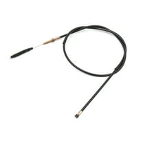 Unique Bargains 1.4m Length Black Rubber Coated Motorcycle Motorbike Clutch Cable Wire for CG200