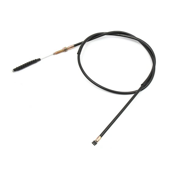 Unique Bargains 1.4m Length Black Rubber Coated Motorcycle Motorbike Clutch Cable Wire for CG200