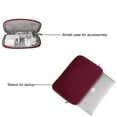thumbnail image 2 of Mosiso Water Repellent Lycra Sleeve Bag Cover for 11-11.6 Inch MacBook Air/12.3 inch Microsoft Surface Pro 6/5/4/3 Laptop Sleeve Case,Wine Red, 2 of 6
