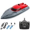 thumbnail image 1 of 806 2.4GBoat Remote Control Boat 20KMh Waterproof High SpeedBoat Racing Boat Gift for, 1 of 7