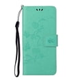 thumbnail image 4 of For Moto G22 Personalized inner and Outer Flower Butterfly Leather Case Green, 4 of 5