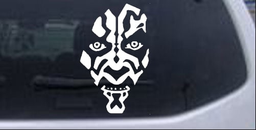 03-28 Darth Maul black car Window vinyl sticker decal Force Star Wars Sith Order 