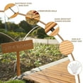 thumbnail image 3 of Rollo de madera de cedro curvo Garden Pathway Spurgehom de 2,1 m, 3 of 6