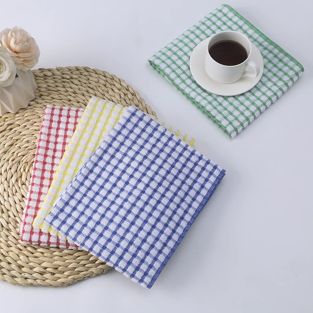 Towel Cloth Dish Drying Mat for Kitchen, with Foam, Rectangle, Tableware  Pattern, 460x590x4.5mm