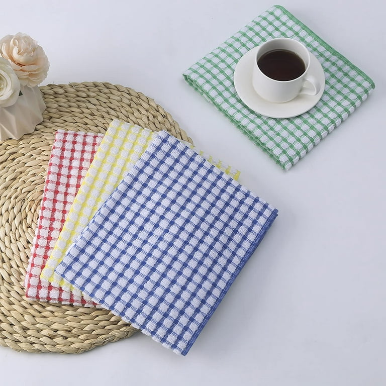 Dish Towels for Kitchen 11.81x11.81 inches, Pack of 8 Cotton