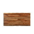 thumbnail image 5 of Taran Designs Darcy 80" Live Edge Solid Wood Dining Table in Brown, 5 of 5