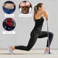 thumbnail image 2 of YSTIANN 5 Pcs Bandes de Résistance - 5 Niveaux de Résistance Différents pour Entraînement, Extensible, Thérapie Physique, Gym à Domicile - Inclut Manuel d'Instructions et Sac de Transport pour Hommes Femmes AZ78-6228, 2 of 4