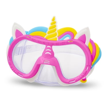 Aqua Dolfino Swim Goggle Mask, Latex-Free, Unicorn