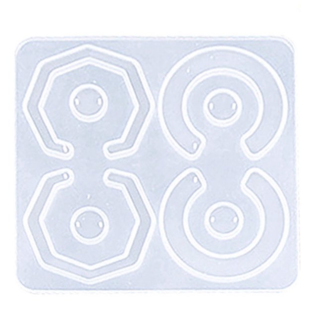 Earrings Casting Mold Irregular DIY Jewelry Silicone Mold Earrings Resin Mold