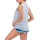 thumbnail image 5 of Mujer Maternidad Top Cuello Redondo Chaleco Sin Mangas Calor Bebé Pies Estampado Color Sólido Odeerbi  ODB123342, 5 of 6