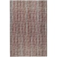 thumbnail image 2 of Addison Rugs Dream Shag Premium Machine Washable Transitional Textured Stripes Burgundy Rectangle Rug, 9' x 12', 2 of 8