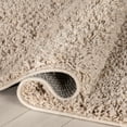 thumbnail image 2 of Well Woven Elle Basics | Emerson Shag Beige | Textured Mat Rug 2x4 (2'3" x 3'11"), 2 of 8