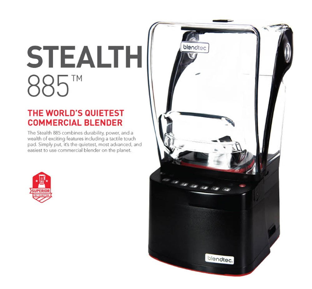 Blendtec STEALTH885 2つの容器付き Amazon.com: Blendtec Stealth Countertop Blender with 2
