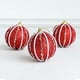 thumbnail image 5 of Laklulu 4 piezas de adornos de espuma con purpurina de bolas de Navidad de 3,15 pulgadas para decoraciones de árboles de Navidad, 5 of 5