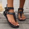 thumbnail image 6 of DIVVce T-Strap Buckle Sandals For Women Open Toe Adjustable Comfortable Casual Summer Footwear, 6 of 8