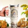 thumbnail image 2 of Daughter in Law Gifts, Gifts for Daughter in Law, Christmas Gifts for Daughter in Law, Daughter in Law Christmas Gifts, 40oz Daughter in Law Tumbler With Handle Lid and Straw, 2 of 6