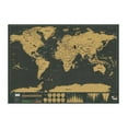 thumbnail image 2 of EGNMCR Room Decor Home Decor World Black Edition Scratch Paper Travel Decorative Painting a map, 2 of 2