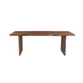thumbnail image 5 of Taran Designs Belmont 96" Live Edge Solid Wood Dining Table in Dark Brown, 5 of 5
