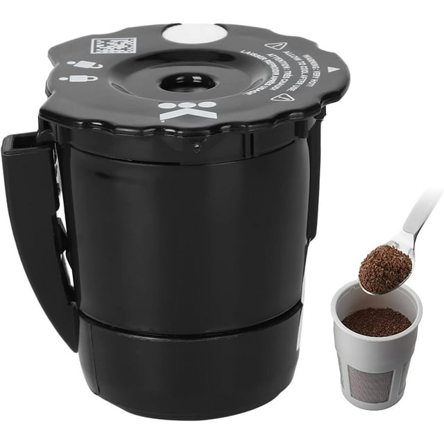 Coffee Maker Universal Reusable Coffee Filter Ground Coffee Filters Multifunctional Refillable Ground Coffee Filter Fit for 2 Coffee Machine Accessories Household Supplies