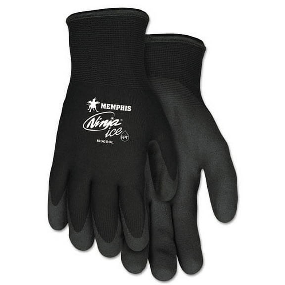 Ninja Ice Gloves, Black, Large | Bundle of 2 Pairs