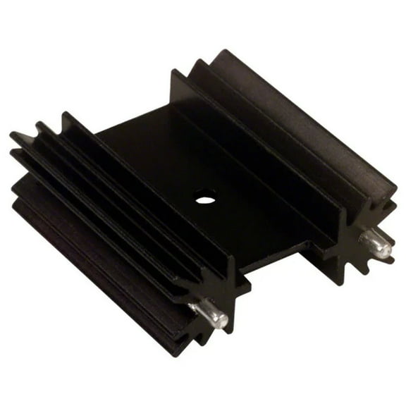 Pack of 2 513102B02500G Heat Sink TO-220 Aluminum 8.0W @ 80°C Board Level, Vertical :Rohs
