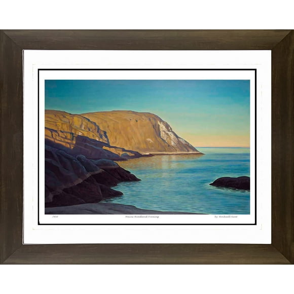 Rockwell Kent "Maine Headland Evening" Impression - Hudson River School Ltd Ed