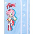 thumbnail image 2 of Sonic the Hedgehog Girls Graphic Baseball Jersey, Sizes 4-16, 2 of 3