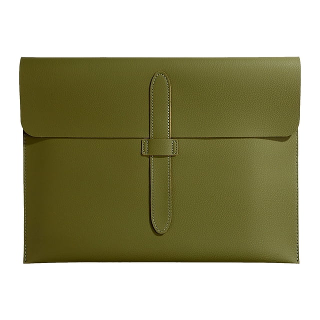 Leather File Folder Organizer for Business Documents with Waterproof Thickened Construction 348 mm x 265 mm