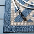 thumbnail image 5 of SAFAVIEH Courtyard Janey Bordered Indoor/Outdoor Area Rug, Blue/Light Beige, 8' x 11', 5 of 10