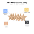 thumbnail image 2 of Wood Star Cutouts 2-1/2-inch by 1/4-inch, Pack of 50 Wooden Stars for Crafts, Christmas, and July 4th, by Woodpeckers, 2 of 7