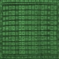 thumbnail image 1 of Ahgly Company Indoor Square Abstract Emerald Green Contemporary Area Rugs, 5' Square, 1 of 4