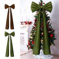 thumbnail image 2 of Xiwaer Christmas Decorations，christmas Tree Toppers，Large Bow Christmas Decoration Christmas Bows，Used For Christmas Tree Decoration, Front Doors, Outdoor Activities Coffee, 2 of 10