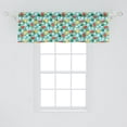 thumbnail image 2 of Ambesonne Strawberry Valance Pack of 2, Doodle Fruit Pattern, 54"X18", Multicolor, 2 of 2