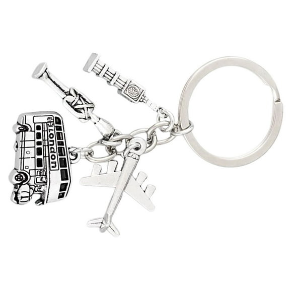 UNOMOR Cute Keychain Figure Key Chain Pendant Metal for Bag Accessory 1Pack