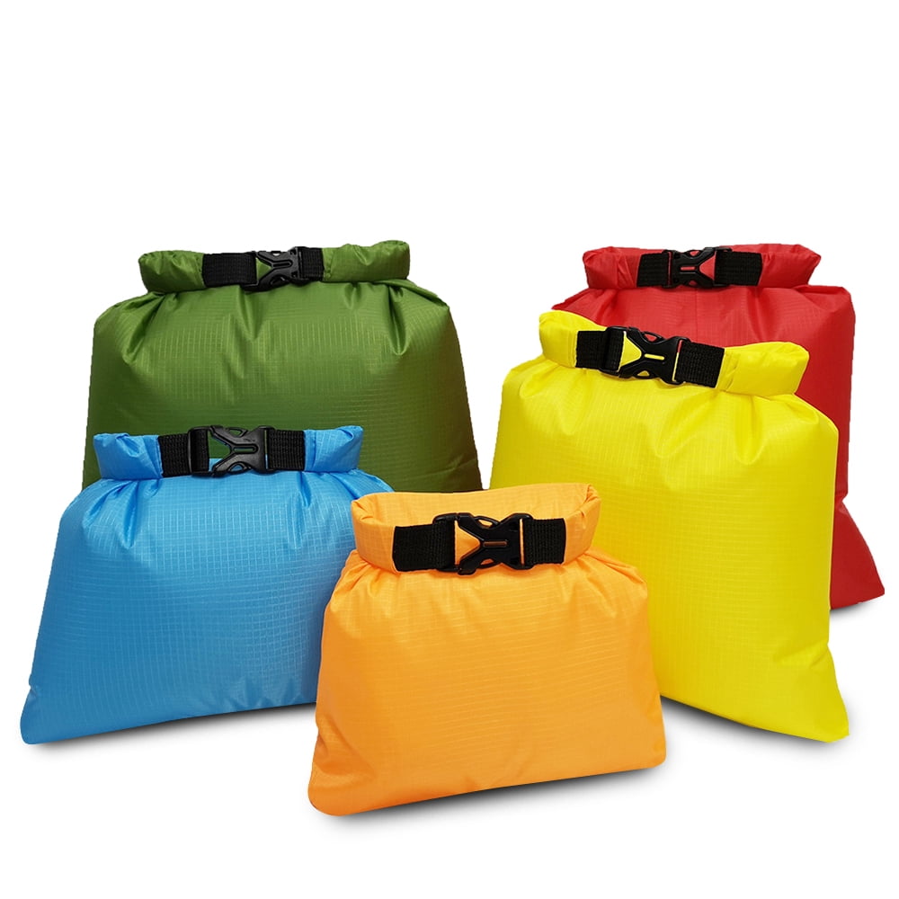 5 Pcs/Set Waterproof Bag Storage Dry Bag Set for Skating Camping Boating Sack HZ 