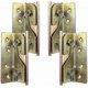 thumbnail image 1 of Heavy Duty Rust Resistant Bed Rail Brackets with Screws, Set of 4, 1 of 5