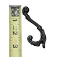 thumbnail image 3 of 15 BLACK COAT HOOKS IRON ANTIQUE LOOK HAT HOOK RESTORATION SMALL VICTORIAN BATH, 3 of 3