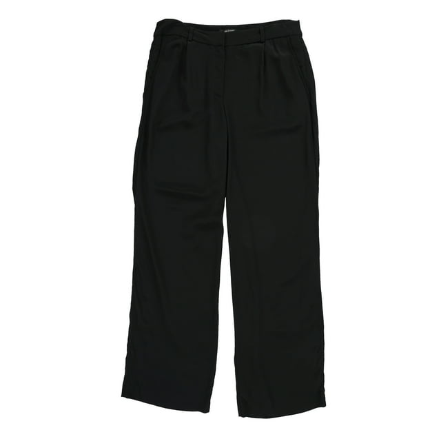 Eileen Fisher - Pantalones de vestir para mujer, color negro, 8