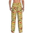 thumbnail image 7 of Salouo Fruits And Vegetables Print Pajama Pants for Men, Lounge Pants Elastic Waistband Casual Men's sleepwear Loungewear Sleep Pajama Pant -XX-Large, 7 of 7