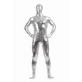 thumbnail image 2 of Ahabrexf Jumpsuit for Men and Women Solid Color Long Sleeve Round Neck Dance Performance Bodysuit Apparel, 2 of 6
