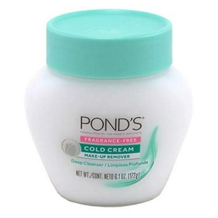 Ponds Cold Cream Make-Up Remover Fragrance-Free 6.1 Ounce